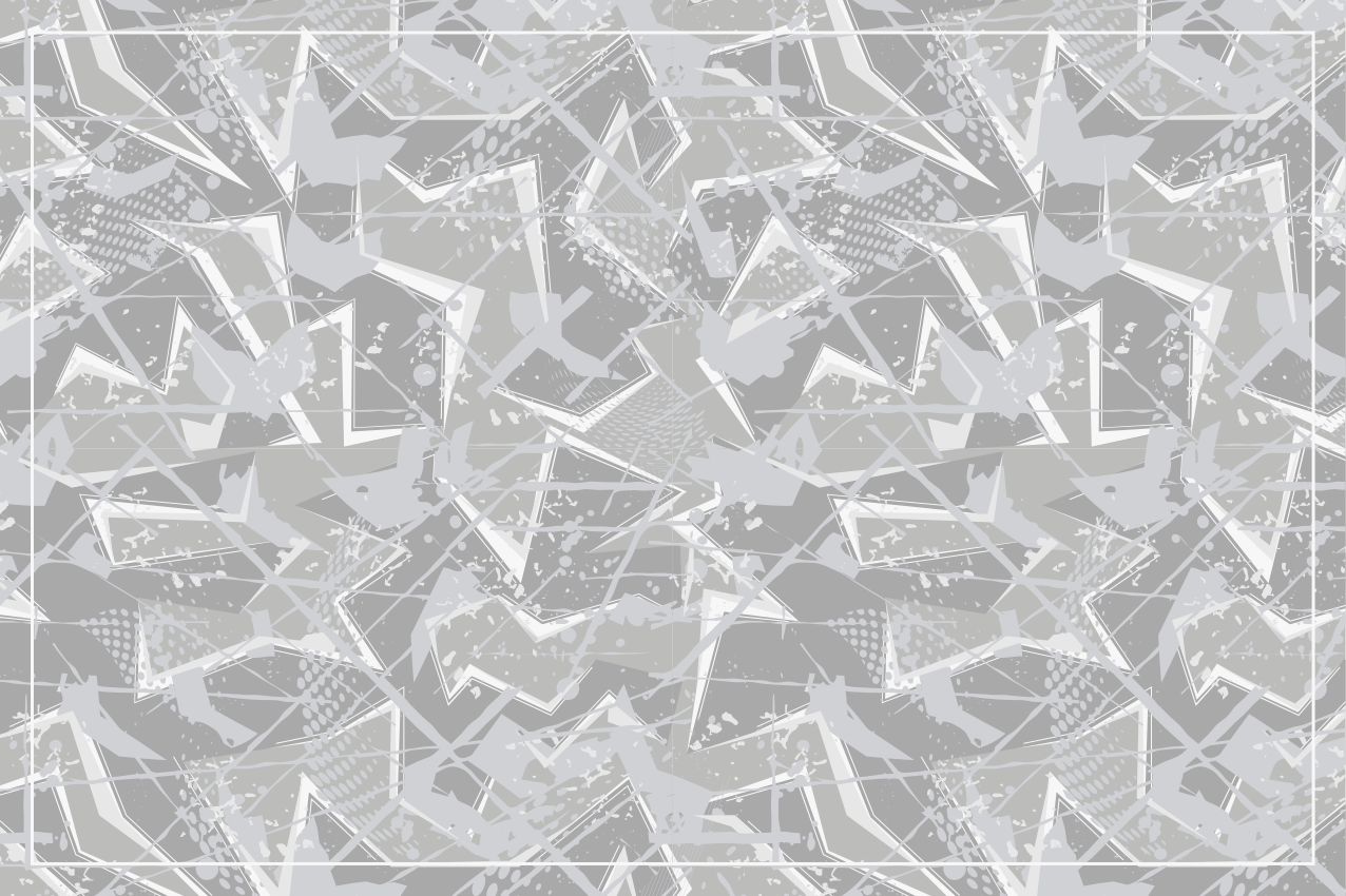 乙烯基餐垫贴图抽象几何形状 - TenStickers