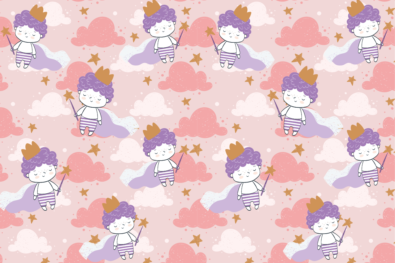 乙烯基儿童餐垫可爱动画人物 - TenStickers