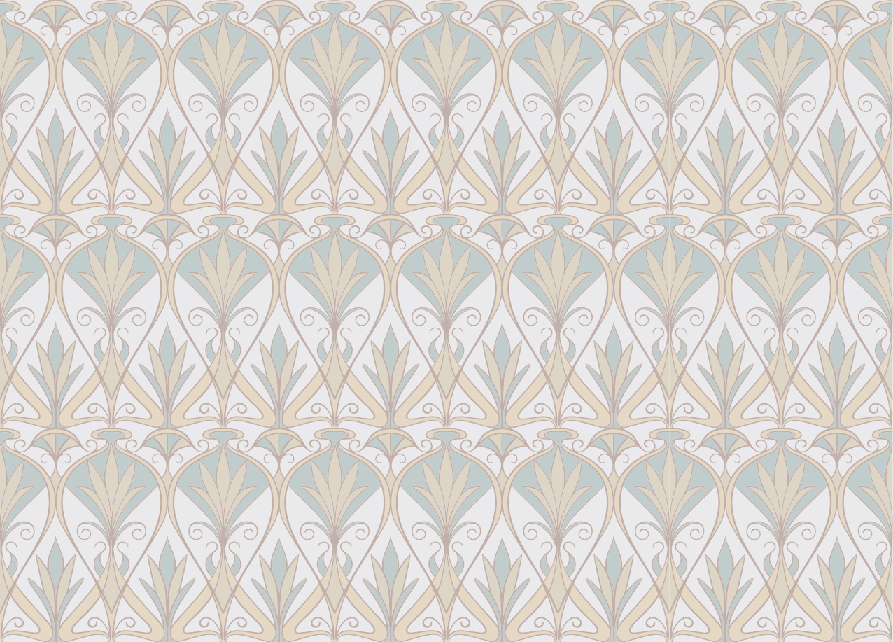 乙烯基餐垫贴图优雅花卉组合 - TenStickers