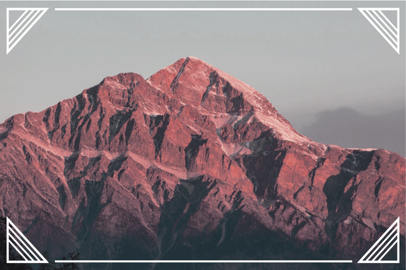 乙烯基餐垫山脉风景宁静 - TenStickers