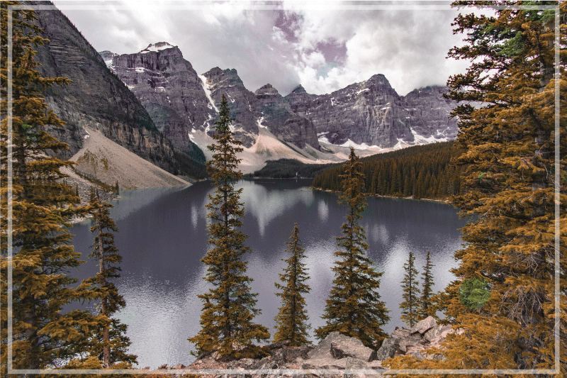 乙烯基餐垫美丽山景 - TenStickers