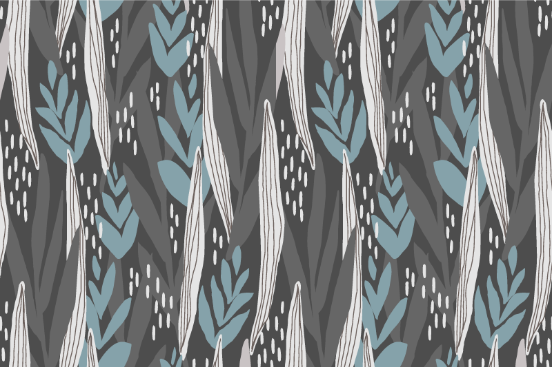 乙烯基餐垫贴图质感叶子设计 - TenStickers