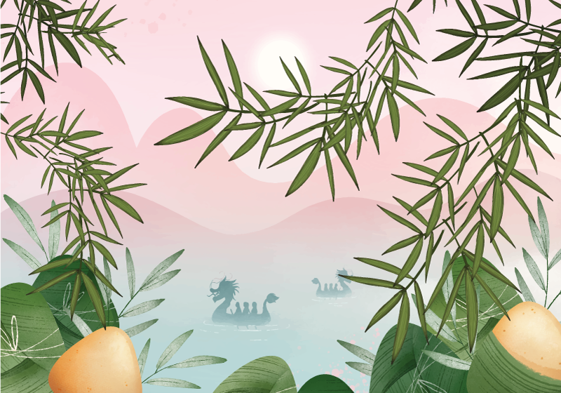 乙烯基儿童餐垫梦幻丛林场景 - TenStickers