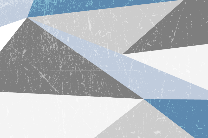 乙烯基餐垫几何角度图案 - TenStickers