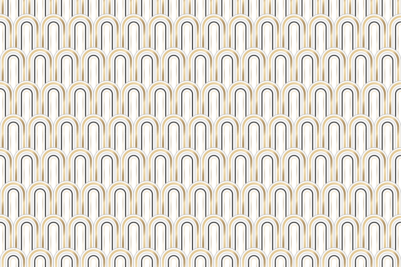 乙烯基餐垫与曲线线条图案完美结合 - TenStickers