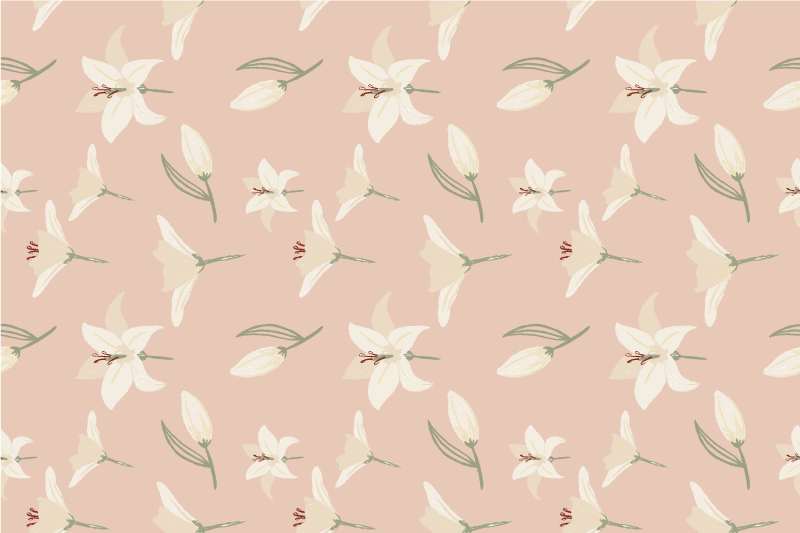 乙烯基圣诞餐垫 花卉桌布 - TenStickers