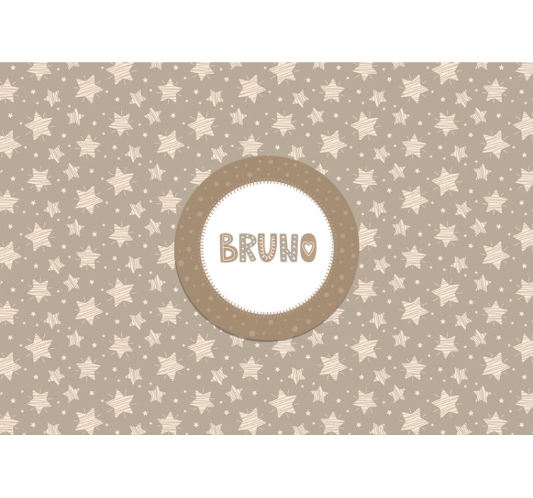 苗圃壁画 条纹星星 - TenStickers