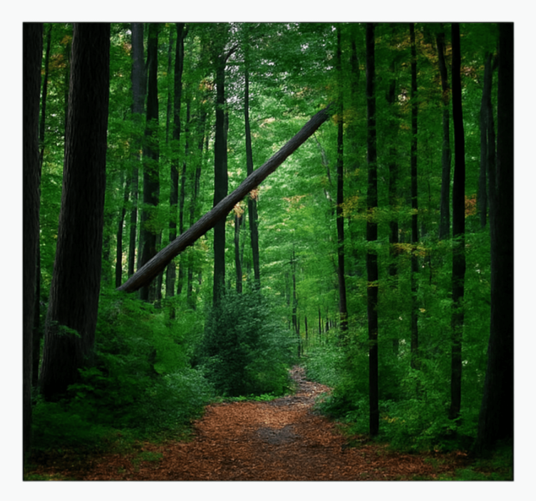 丛林壁画 绿色森林设计 - TenStickers