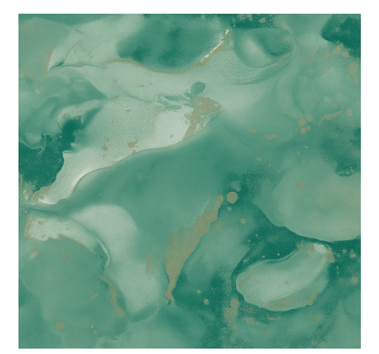 客厅的其他墙面壁画 翡翠大理石漩涡 - TenStickers