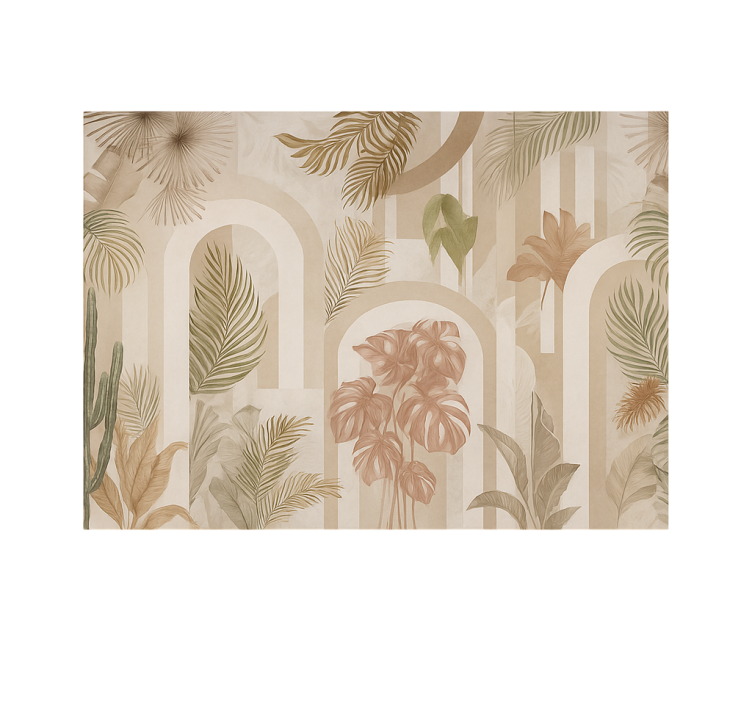 客厅的其他墙面壁画 丛林拱门设计 - TenStickers