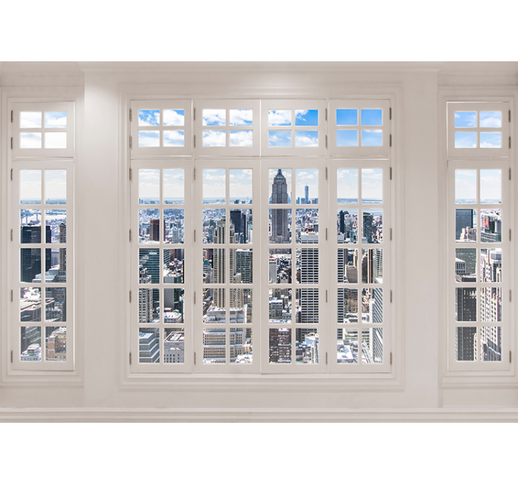 纽约壁画壁纸 城市全景 - TenStickers