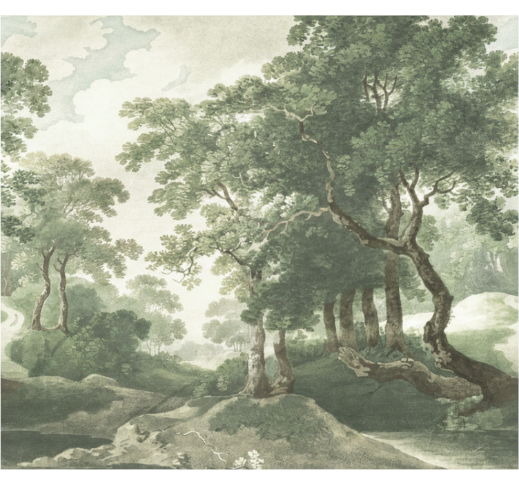 森林墙壁画经典永恒自然 - TenStickers