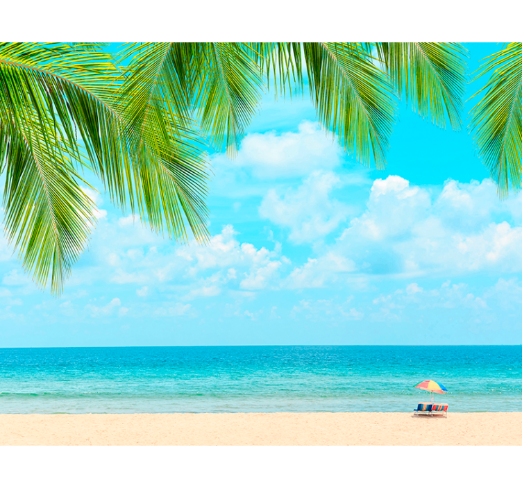 海滩风景海墙壁画 - TenStickers