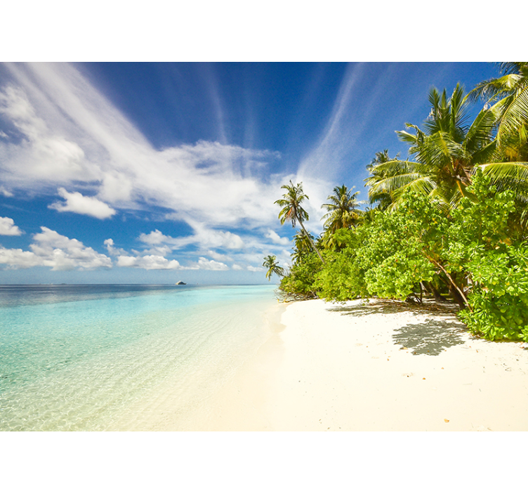 热带小岛海海墙壁画 - TenStickers