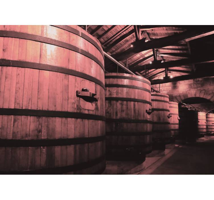 其他石头壁画木桶储物柜 - TenStickers