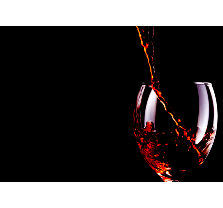 音乐主题壁画流动的酒水飞溅 - TenStickers