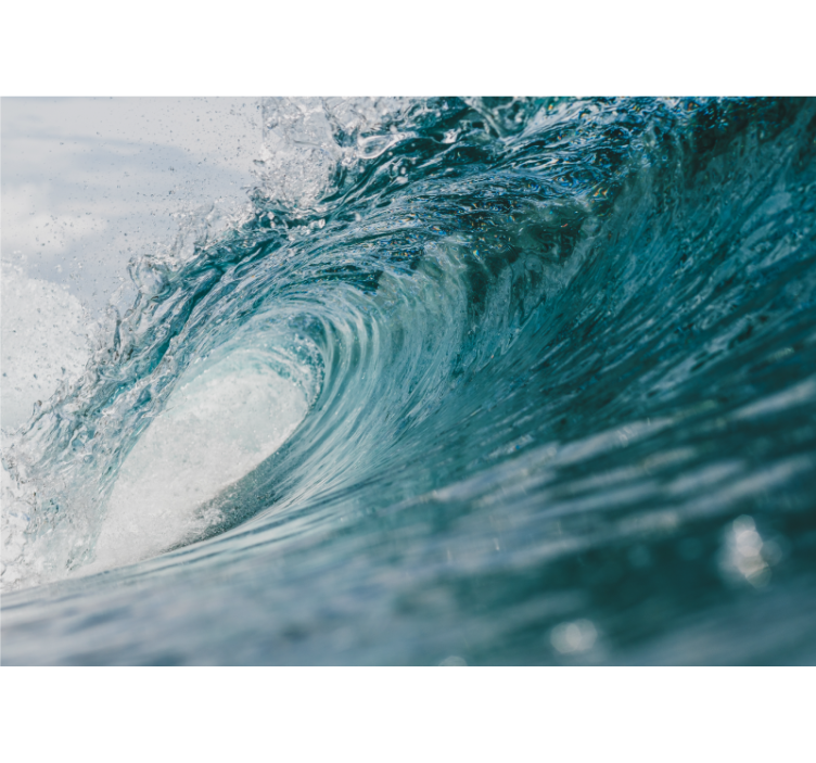 壁画海景动态海浪 - TenStickers