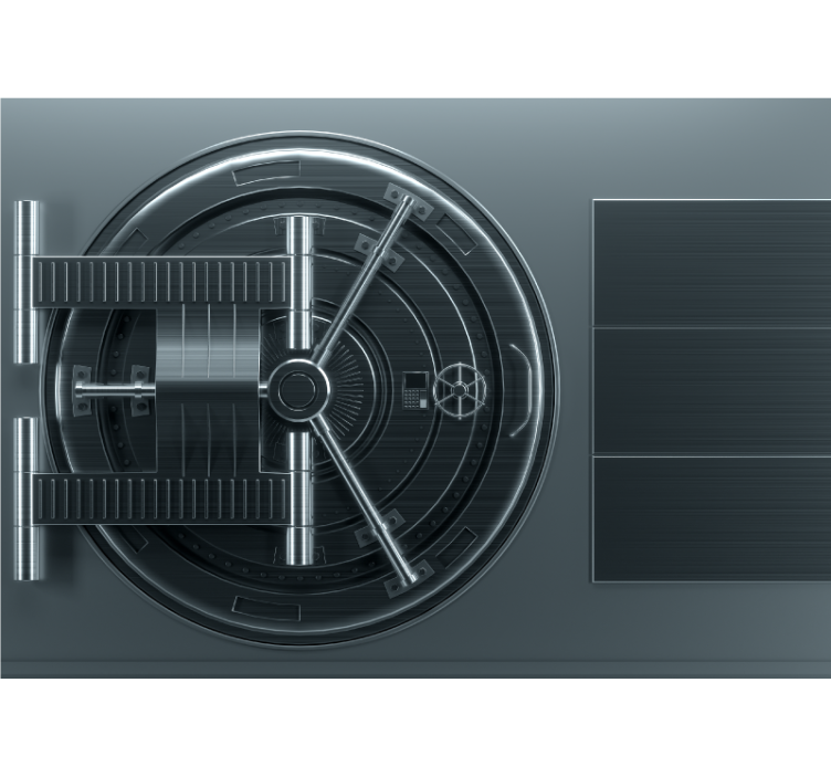 壁画业务金库办公室壁画 - TenStickers