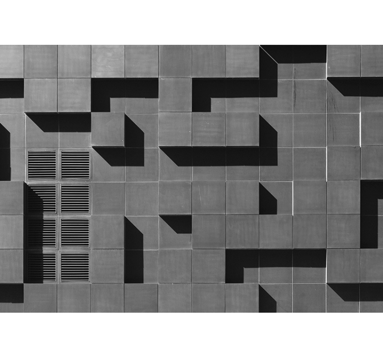 其他具有纹理和图案的壁画 几何阴影游戏 - TenStickers