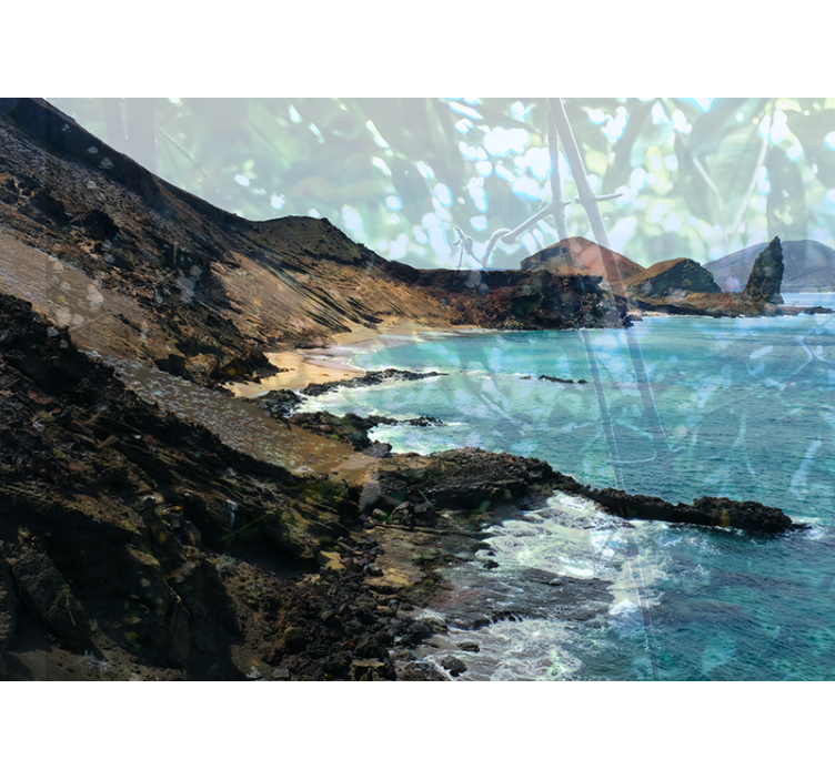 风景墙壁画 海岸石层 - TenStickers