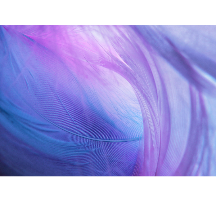 抽象壁画展现柔和色彩波浪 - TenStickers