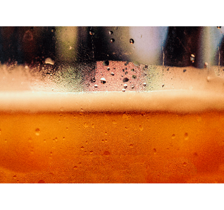 厨房壁画展现啤酒液体的魅力 - TenStickers