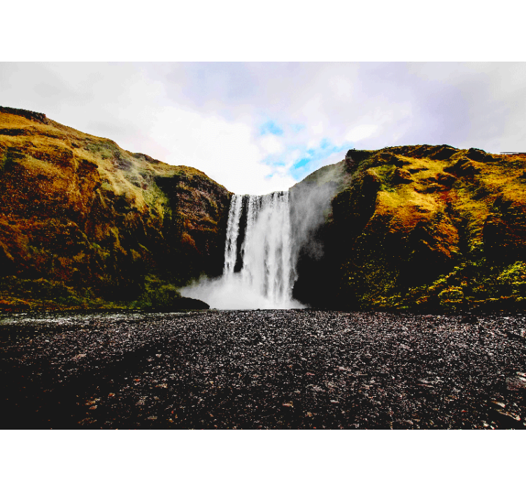 瀑布墙壁画 雄伟的瀑布景色 - TenStickers