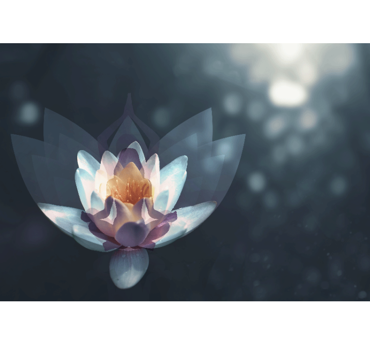 冥想背景放松禅墙壁画 - TenStickers