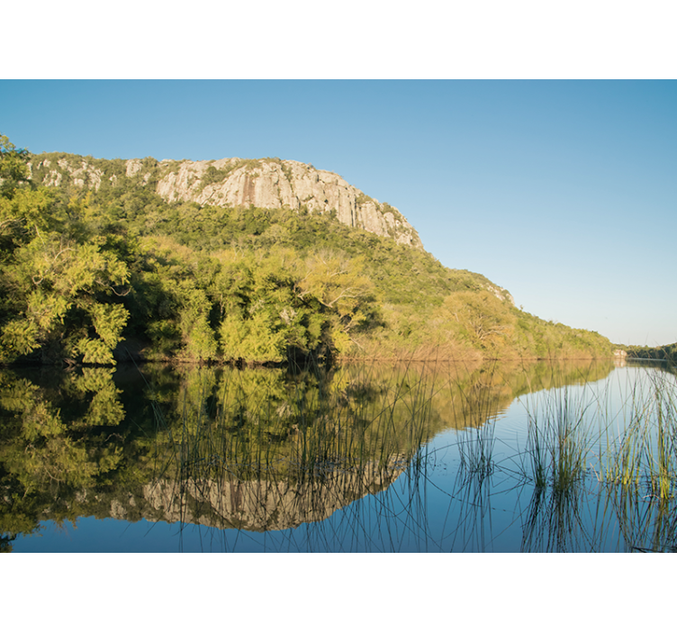 风景墙壁画山水倒影场景 - TenStickers