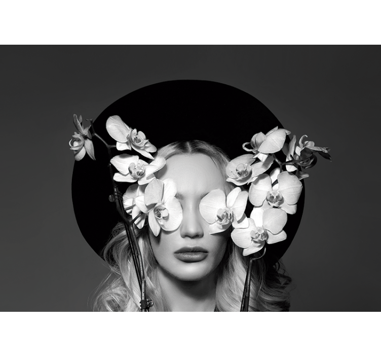 花墙壁画 兰花的优雅 - TenStickers