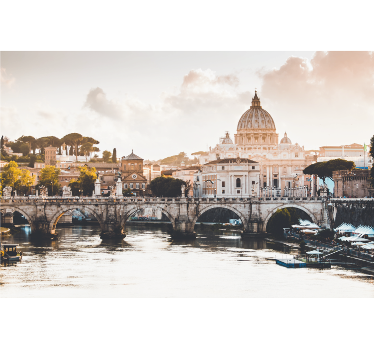 城市和乡村墙壁画 历史悠久的罗马建筑 - TenStickers