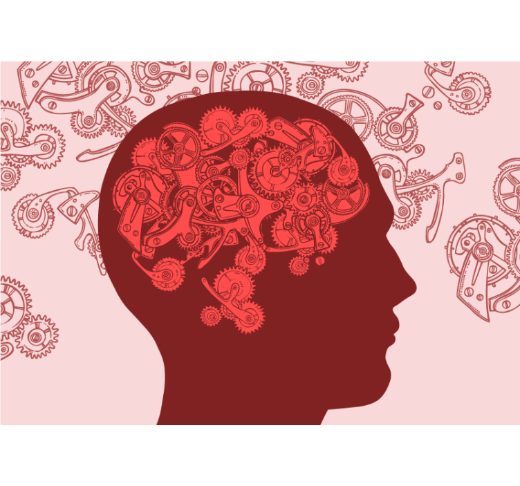 艺术壁画 创造性机制思维 - TenStickers