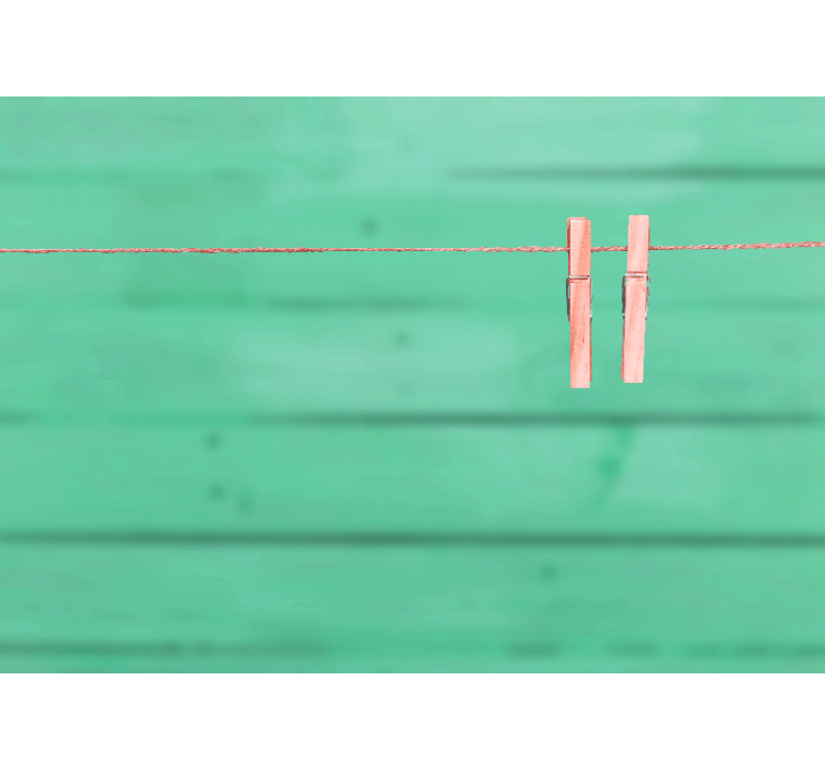 其他纹理和图案壁画 晾衣夹 - TenStickers