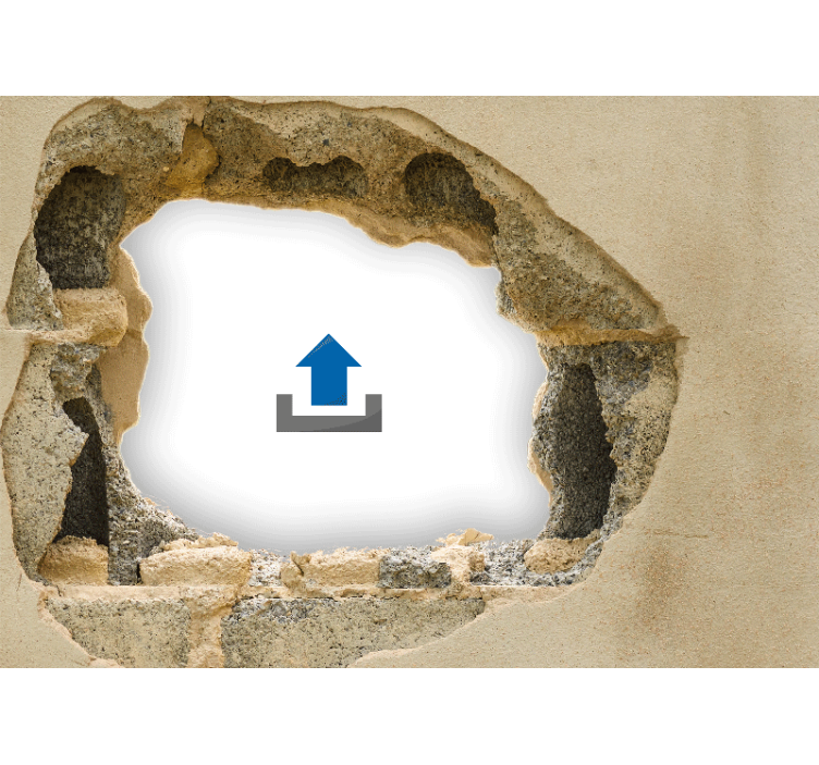 壁画海景海底世界中的海豚 - TenStickers