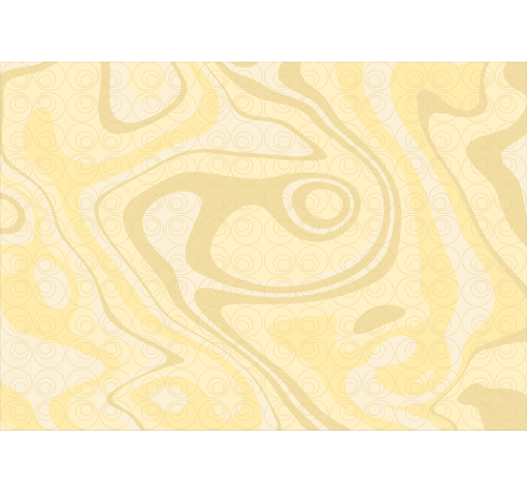 抽象壁画展现曲线形状图案 - TenStickers