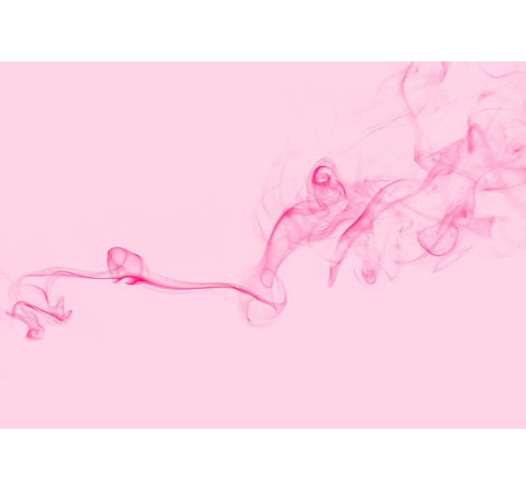 抽象壁画玫瑰雾霭漂流 - TenStickers