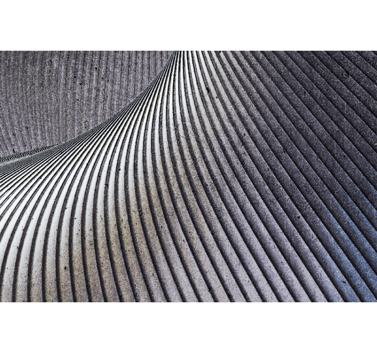 3d混凝土波浪墙壁画 - TenStickers