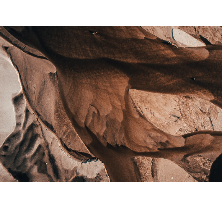 抽象壁画展现质感沙纹理 - TenStickers