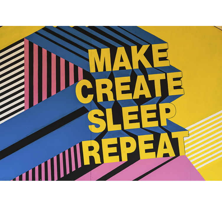 短语墙壁画 传递创意生活格言 - TenStickers