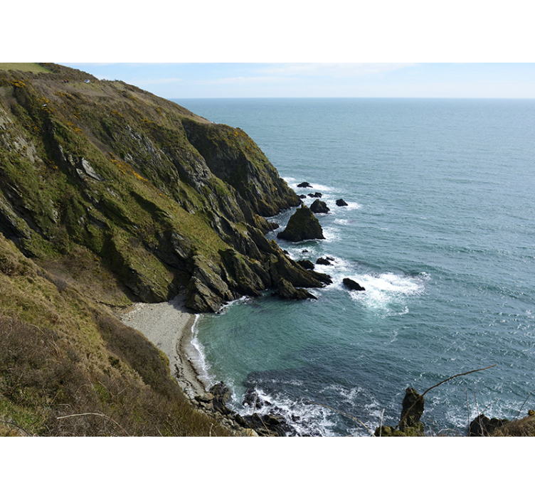 风景墙壁画海边石结构 - TenStickers