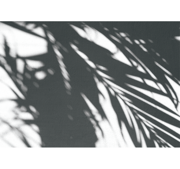 壁画质地展现阴影棕榈图案 - TenStickers