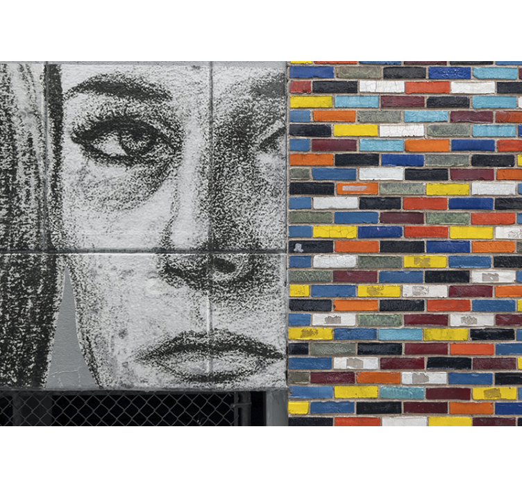 城市艺术壁画独特城市肖像 - TenStickers