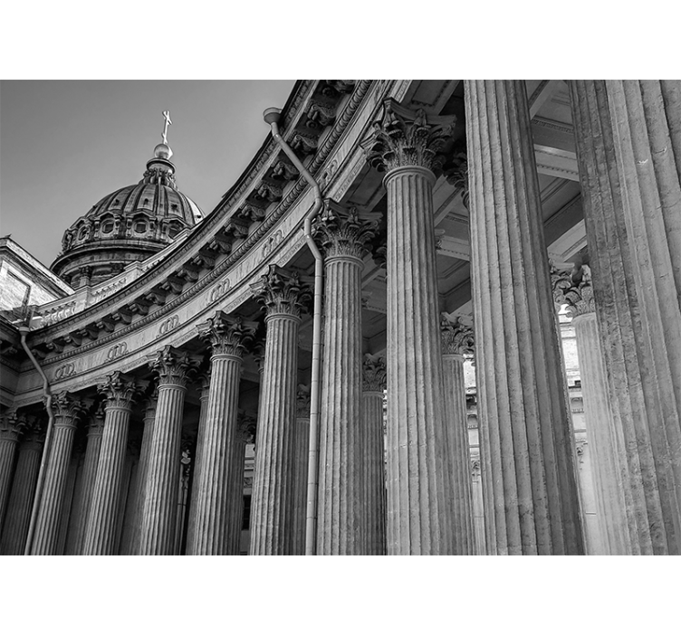 城市和乡村墙壁画展现建筑优雅 - TenStickers