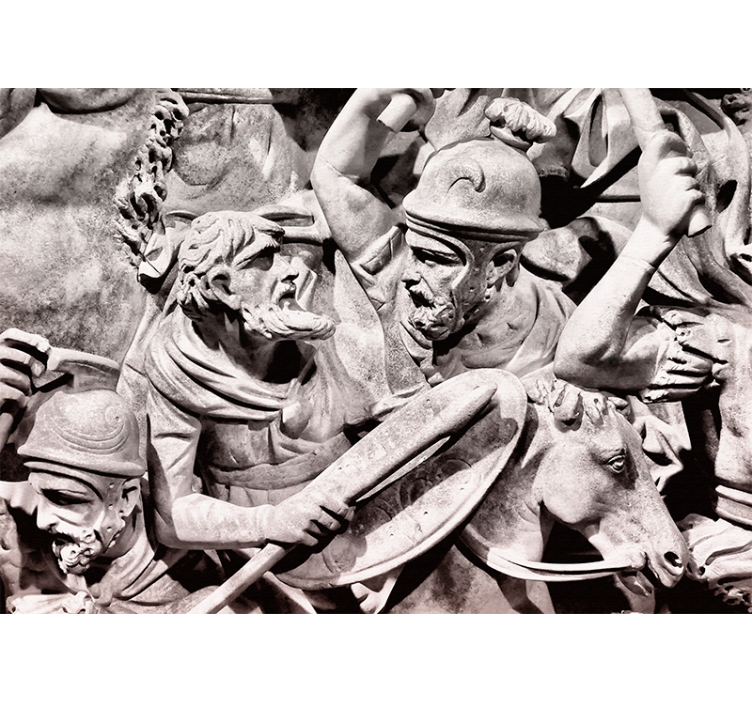 壁画古典艺术古代战争场景 - TenStickers