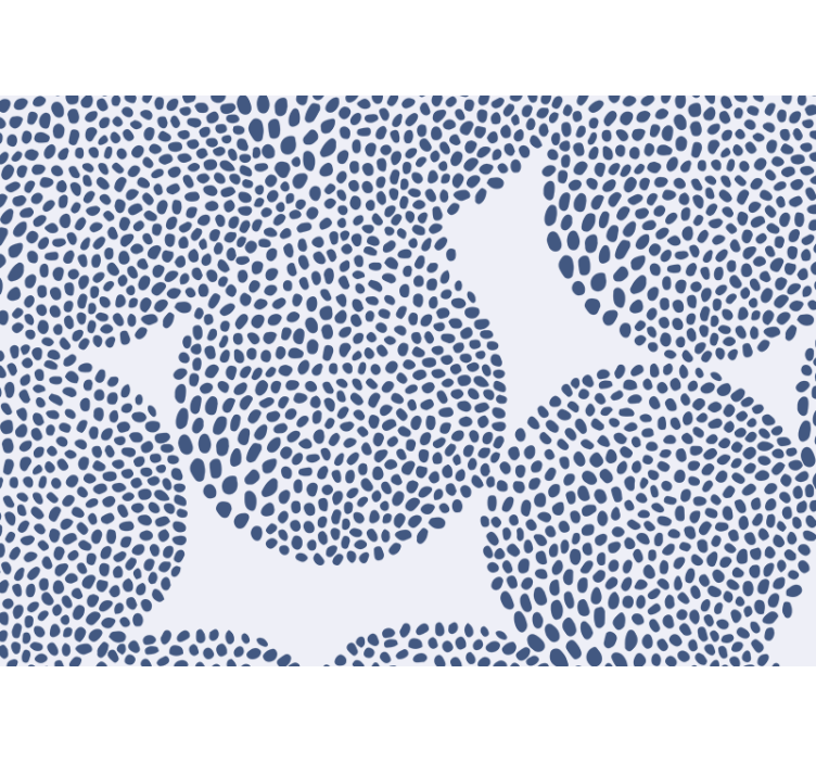 其他具有纹理和图案的壁画有机形状图案 - TenStickers