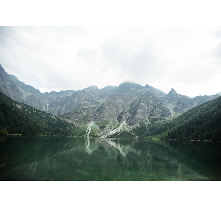 风景墙壁画壮丽山峦倒影 - TenStickers