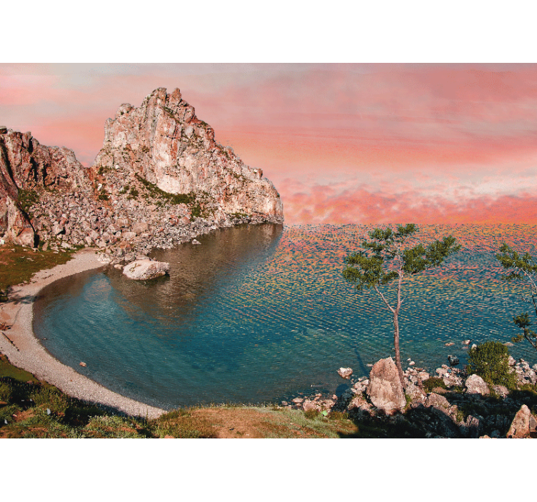 风景墙壁画宁静海洋视角 - TenStickers