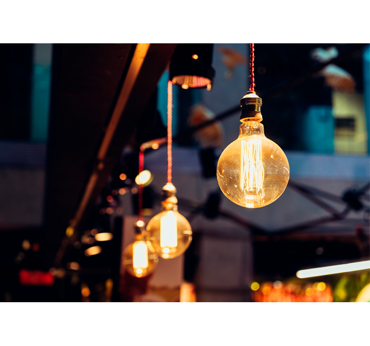 其他纹理和图案壁画复古灯具 - TenStickers