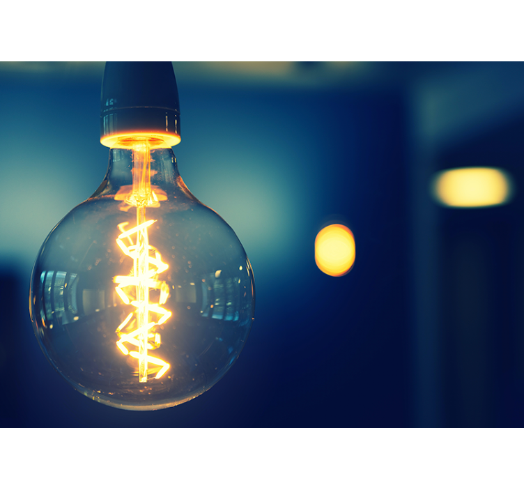 短语墙壁画优雅灯具 - TenStickers