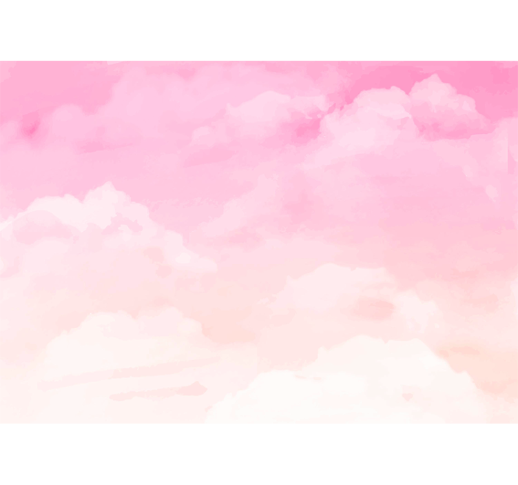 其他具有纹理和图案的壁画柔和云朵图案 - TenStickers